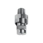 The EZFF flat fan nozzle consists of the EZ quick-coupling and an FF spray tip. The quick- coupling makes it possible to change nozzles without tools in seconds.