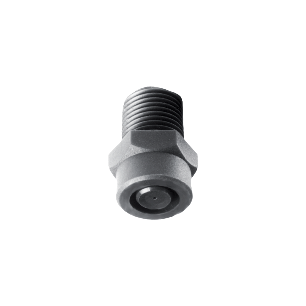 UltiMist® misting nozzle atomises, the liquid into a very fine, fog-like mist. UltiMist® produces a high number of droplets under 60 microns.