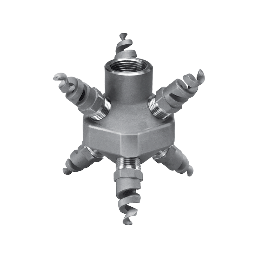 LEM is a static tank cleaning nozzle with a large free passage, which reduces the risk of clogging. LEM tank cleaning nozzle is manufactured by BETE Spray Technology.