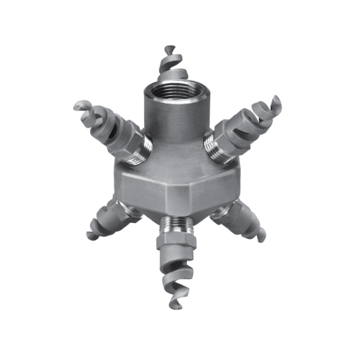 LEM is a static tank cleaning nozzle with a large free passage, which reduces the risk of clogging. LEM tank cleaning nozzle is manufactured by BETE Spray Technology.